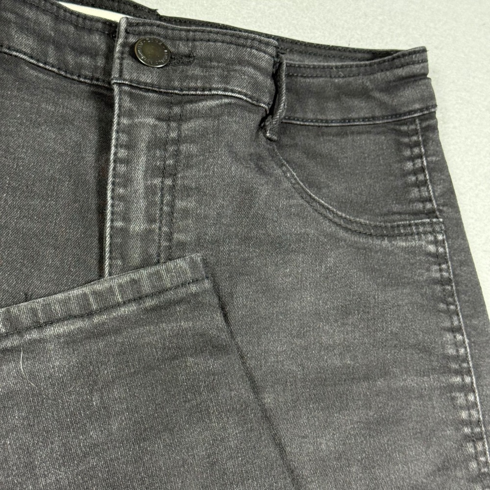 Zara Trafaluc High‎ Rise Skinny Jeans Washed Black Denim Womens Size 8
